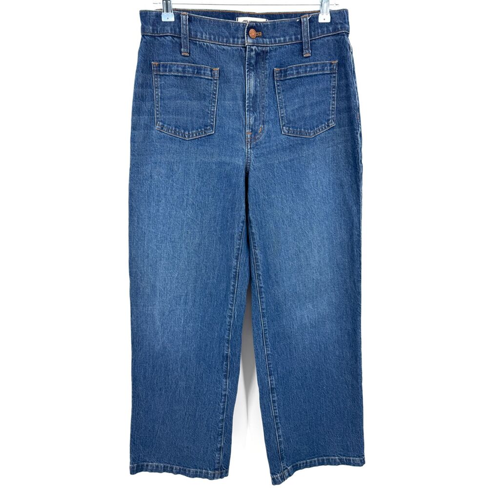 MADEWELL The Perfect Vintage Wide Leg Patch Pocket Jeans Size 29 - Picture 3 of 9